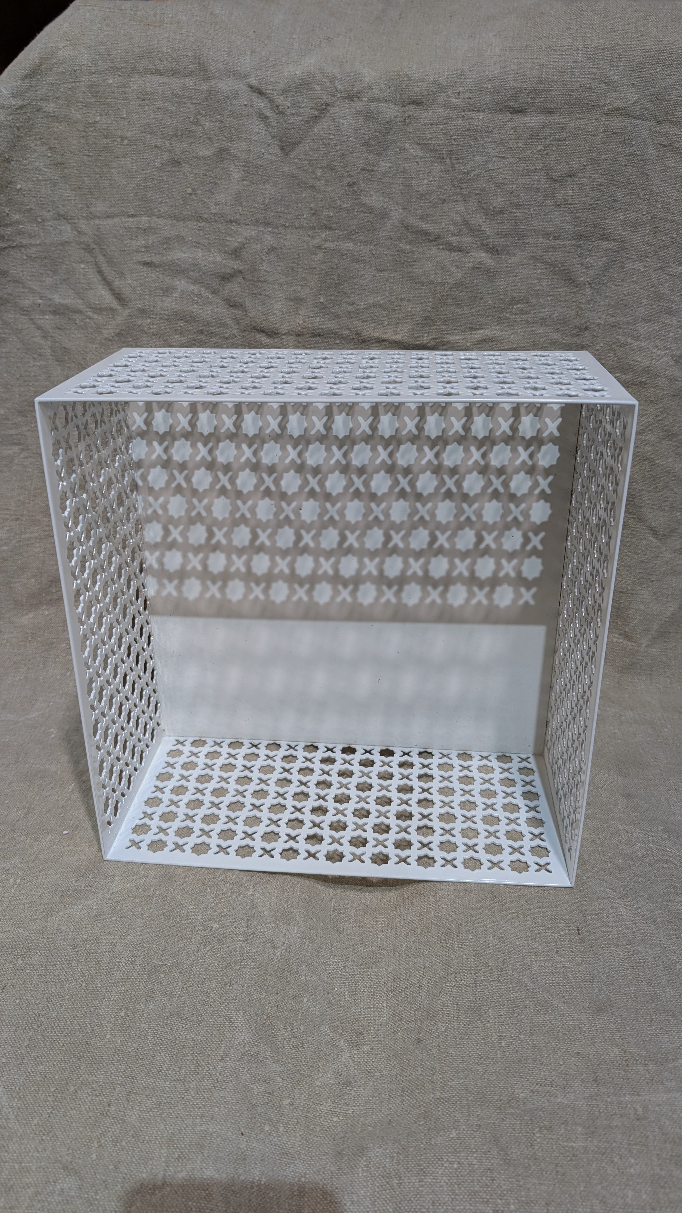 C. Wonder XOXO White Metal Basket
