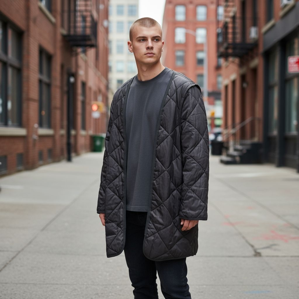 Vintage Canadian Trench Coat Liner / Long / Used Excellent