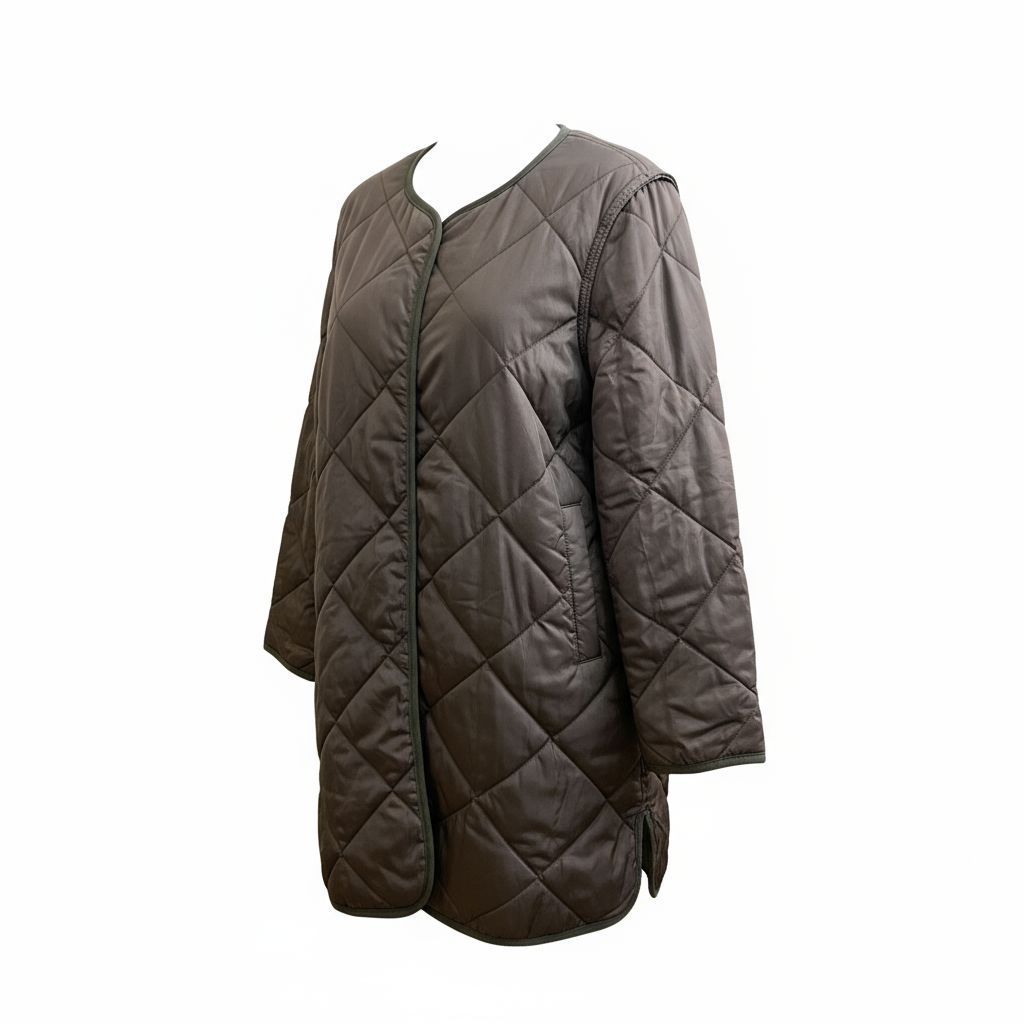 Vintage Canadian Trench Coat Liner / Long / Used Excellent