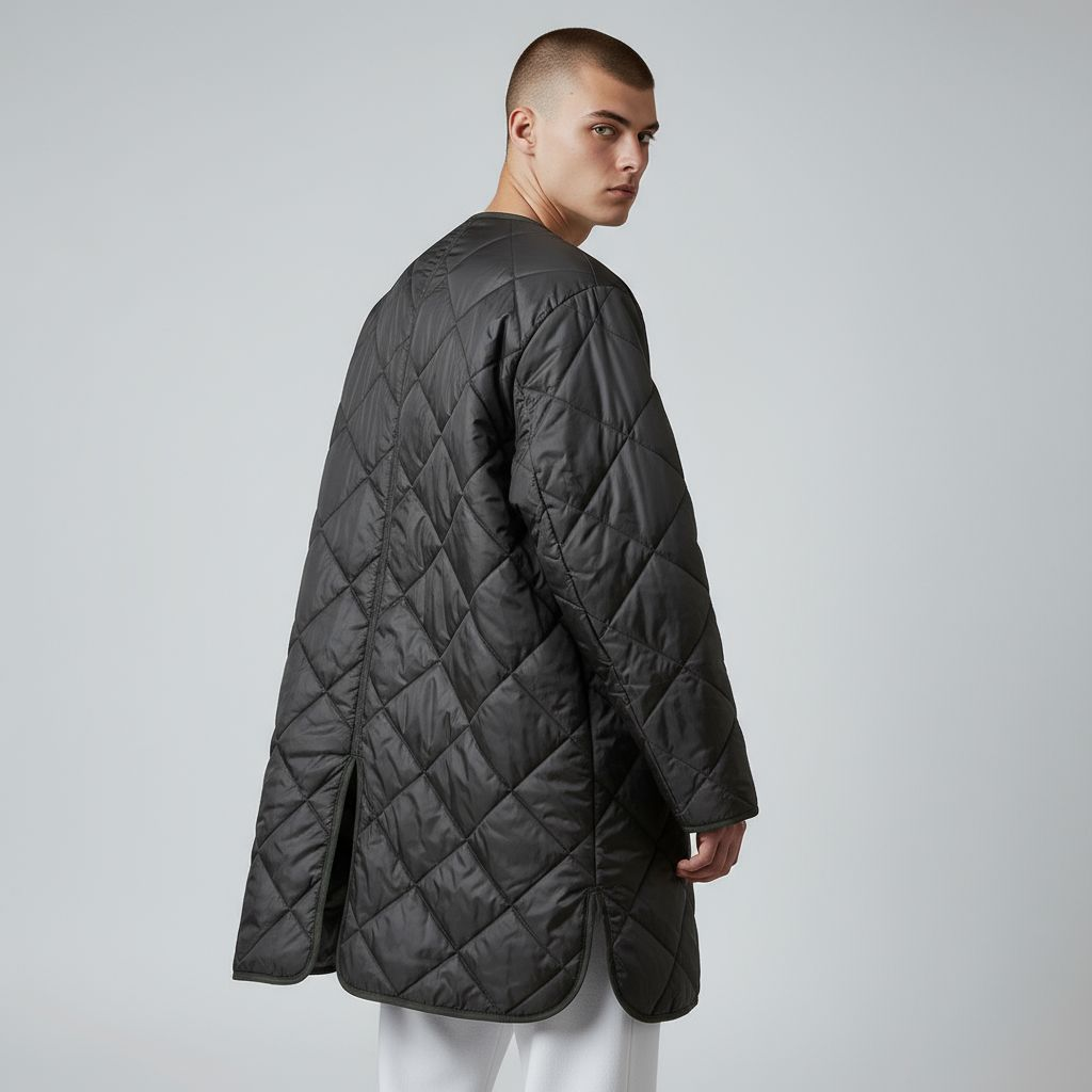 Vintage Canadian Trench Coat Liner / Long / Used Excellent