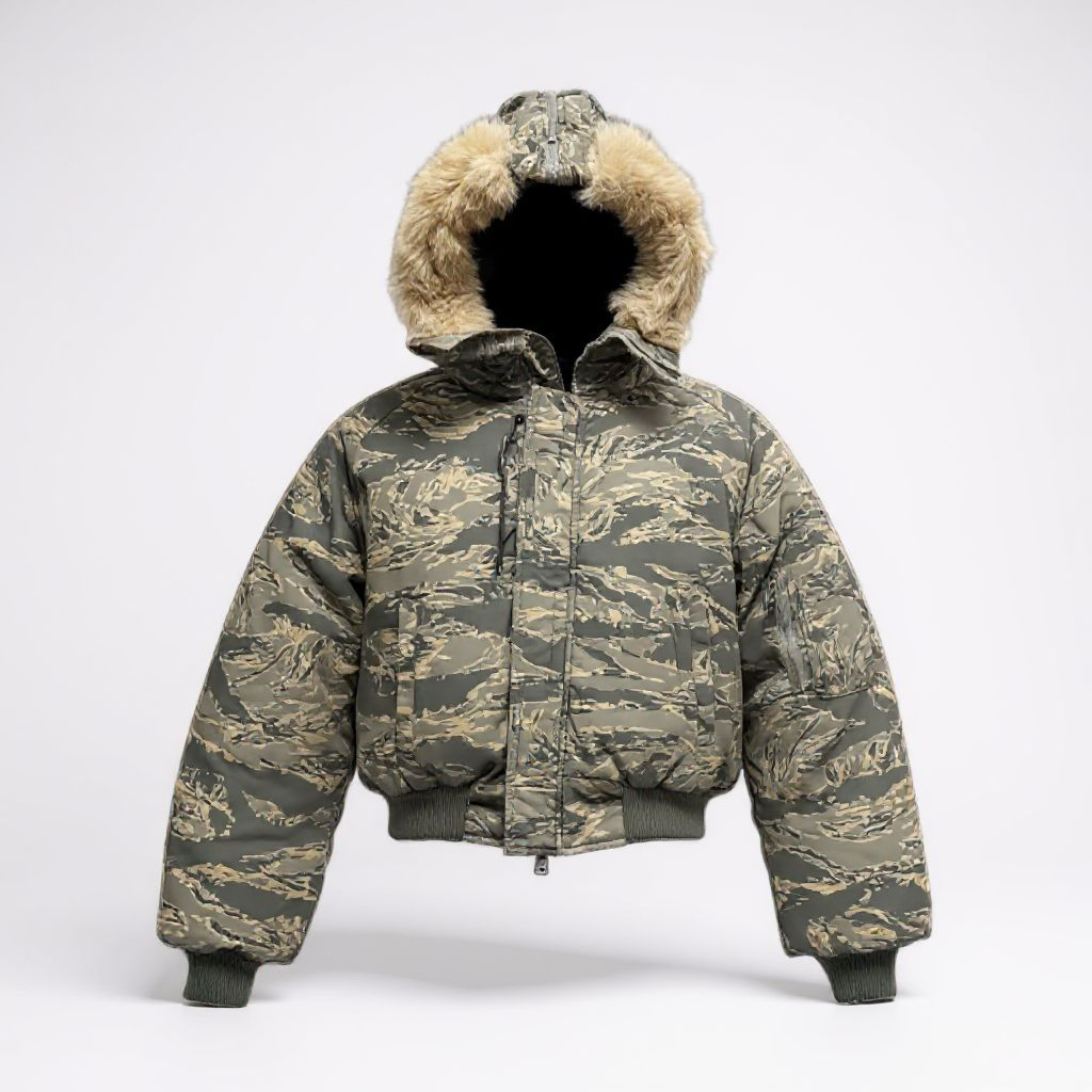 Dakota Outerwear Co. N-2B Parka ABU Camo with Faux Fur Lined Hood