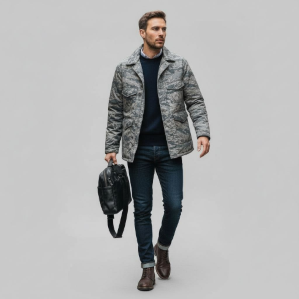 Dakota Outerwear Co. Chore Parka ABU Digital Tiger Stripe Camo