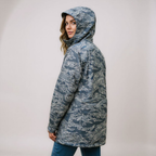 Dakota Outerwear Co. N-3B Parka ABU and Woodland Camouflage with Faux Fur Lined Hood