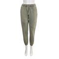 Fleece Mineral Wash Sweatpants Joggers Kale Green