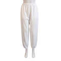 Fleece Sweatpants Joggers White