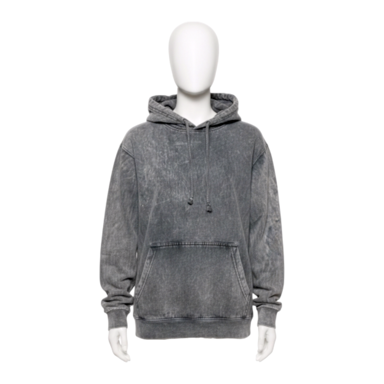Fleece Mineral Wash Hoodie Grey *Limited*