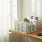 C. Wonder XOXO White Metal Basket