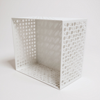 C. Wonder XOXO White Metal Basket