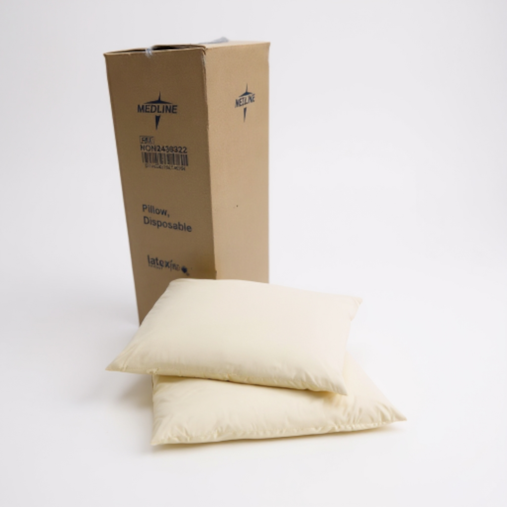Medline Latex-Free Disposable Pillow 16"x22" | Hospital-Grade Surplus, NEW