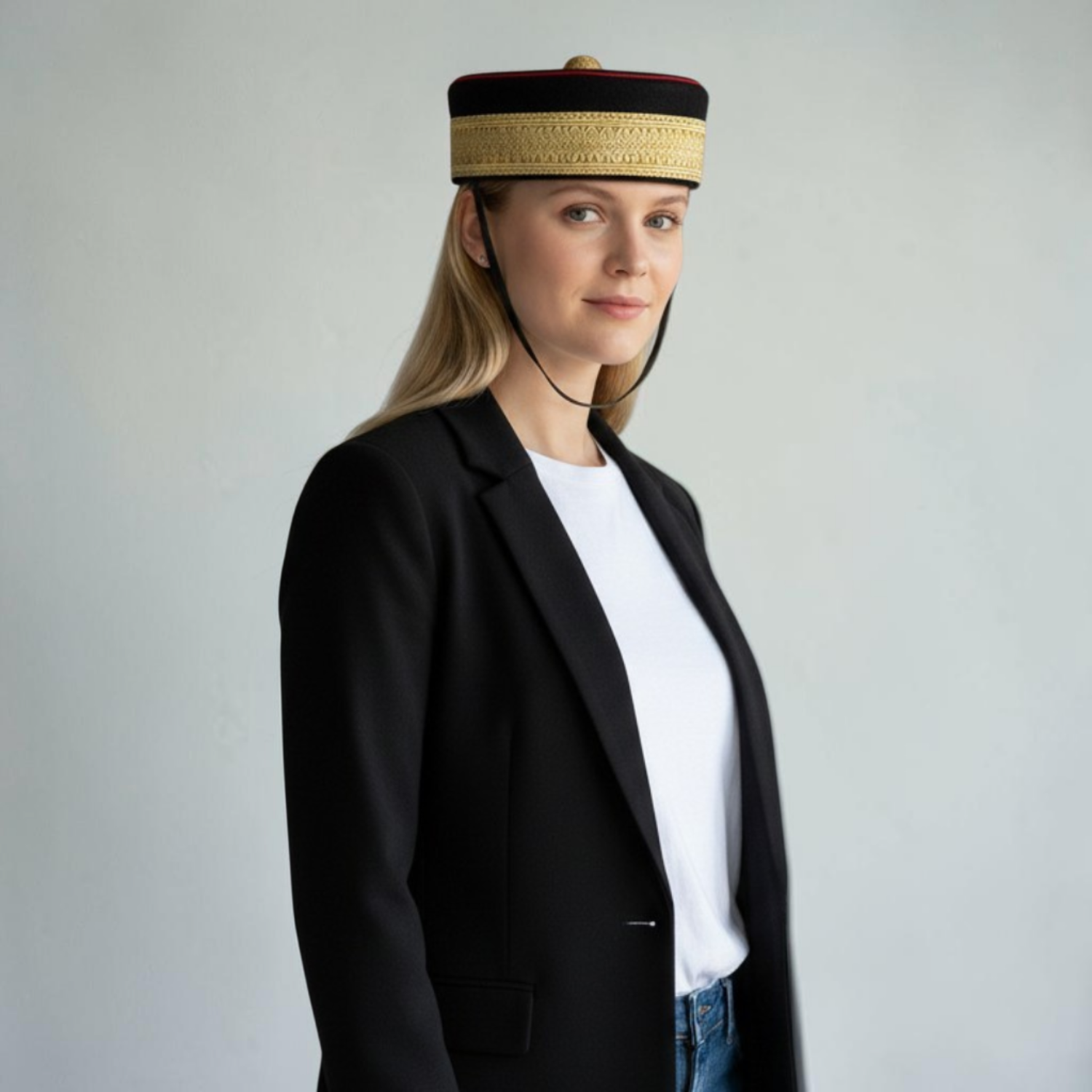 Royal Canadian Cadet Pillbox Marching Cap