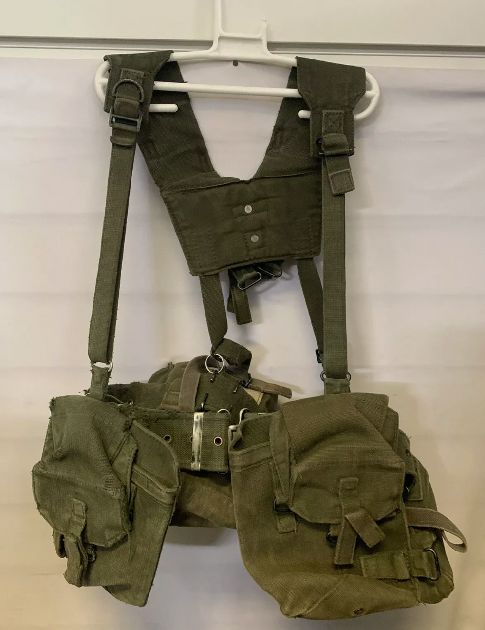 P58 Web Equipment Set Green British Cold War Era