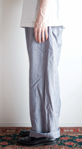 60s French Army Sailor Pants, Ramie Linen *Rare and New*