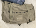 Vintage Italian Canvas Duffle Bag