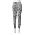 Fleece Sweatpants Joggers Stone Grey Crush Tie-Dye