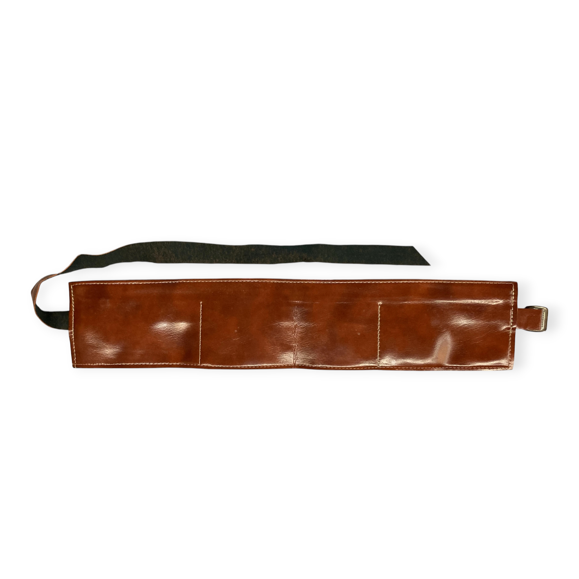 Leather Concealed Travel Belt Bag / Brown