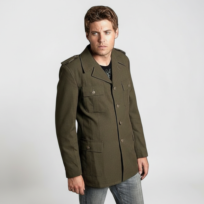 Vintage Yugoslavian Army M77 Wool Dress Tunic 