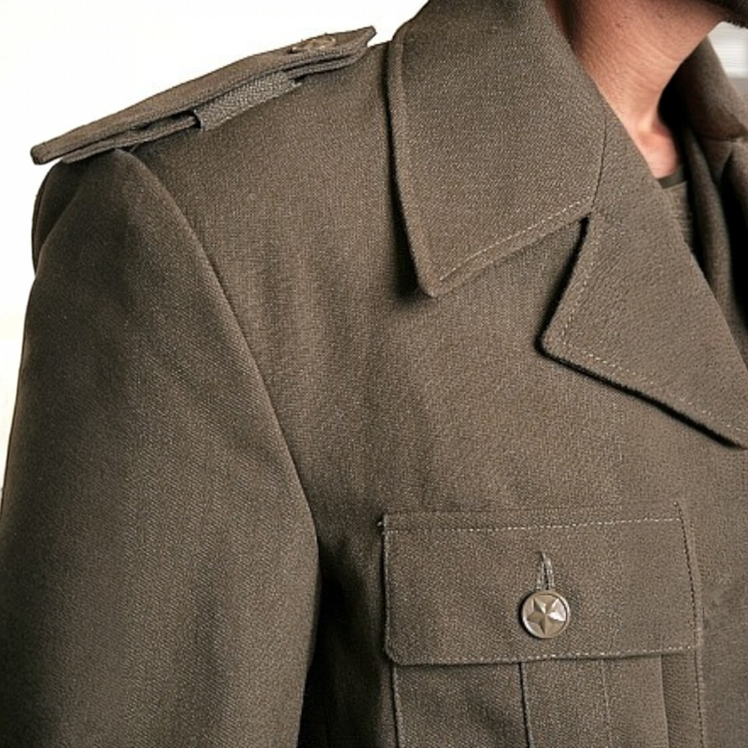 Vintage Yugoslavian Army M77 Wool Dress Tunic