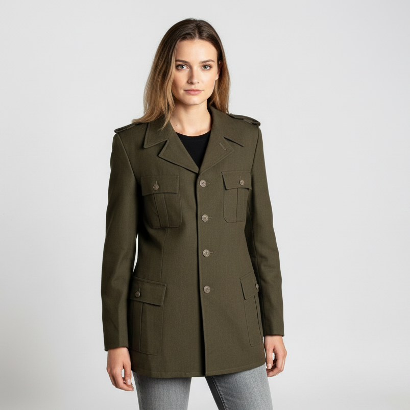 Vintage Yugoslavian Army M77 Wool Dress Tunic