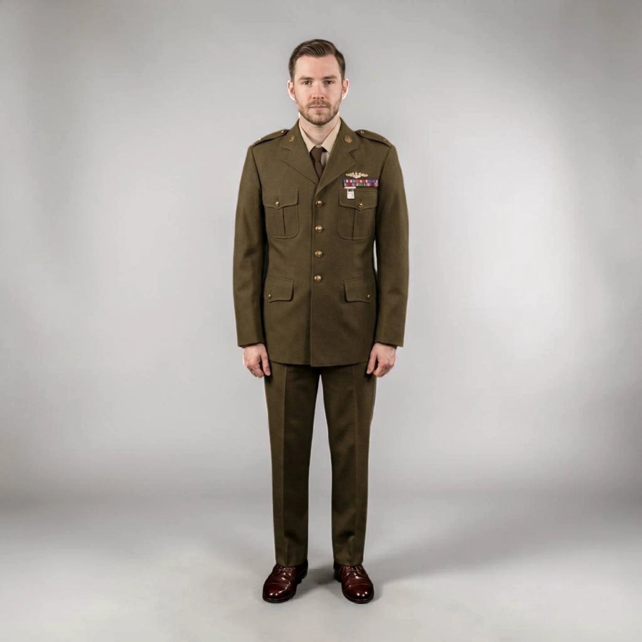 WWII Army Officer Dress Uniform Set