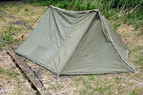 army issue tent Vintage US Army Pup Tent