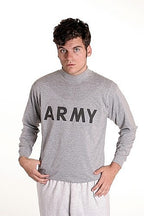 Vintage US Army PT Long Sleeve Shirt, Authentic, Vintage