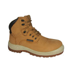 Poseidon Waterproof Wheat Leather Work Boot – Men's Sizes 6–14
