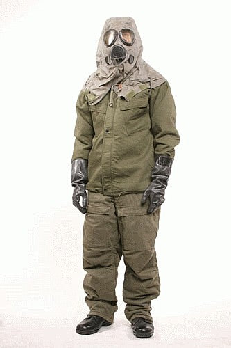 US Military Green Chemical Protective Suit