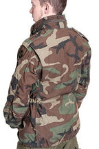 Vintage US Army Woodland Camo M-65 Field Jacket *GI ISSUE*