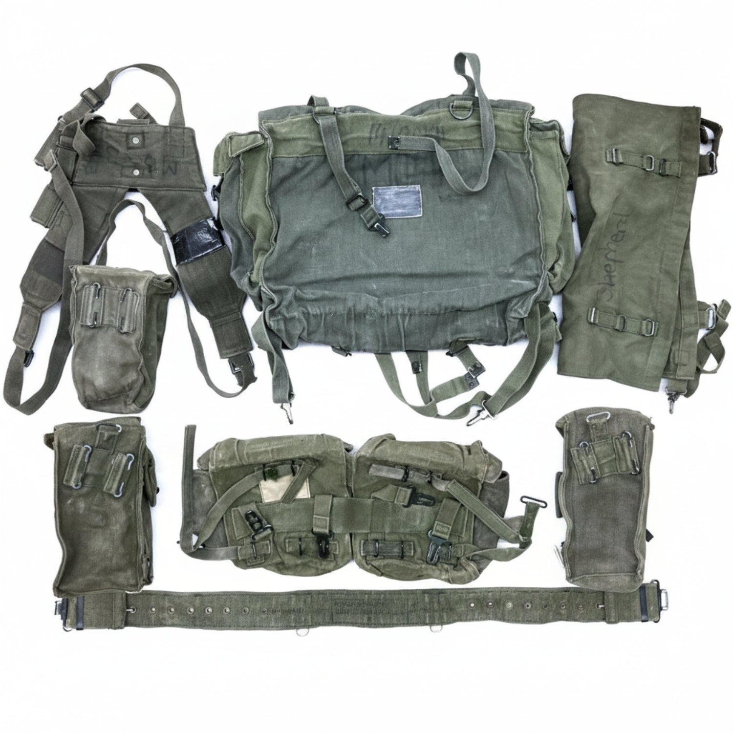 British P58 Web Equipment Set – Genuine Cold War Military Surplus British P58 Web Equipment Set – Genuine Cold War Military Surplus