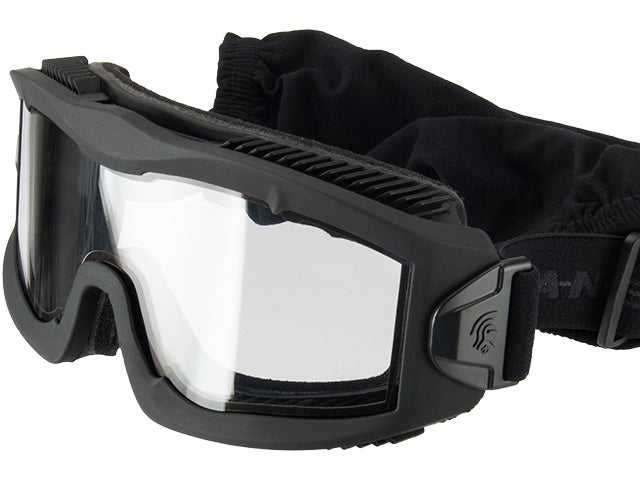 airsoft safety goggles Lancer Tactical ca-221b clear lens Vented Safety Airsoft goggles, Black