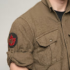 canadian army tropical wool field shirt