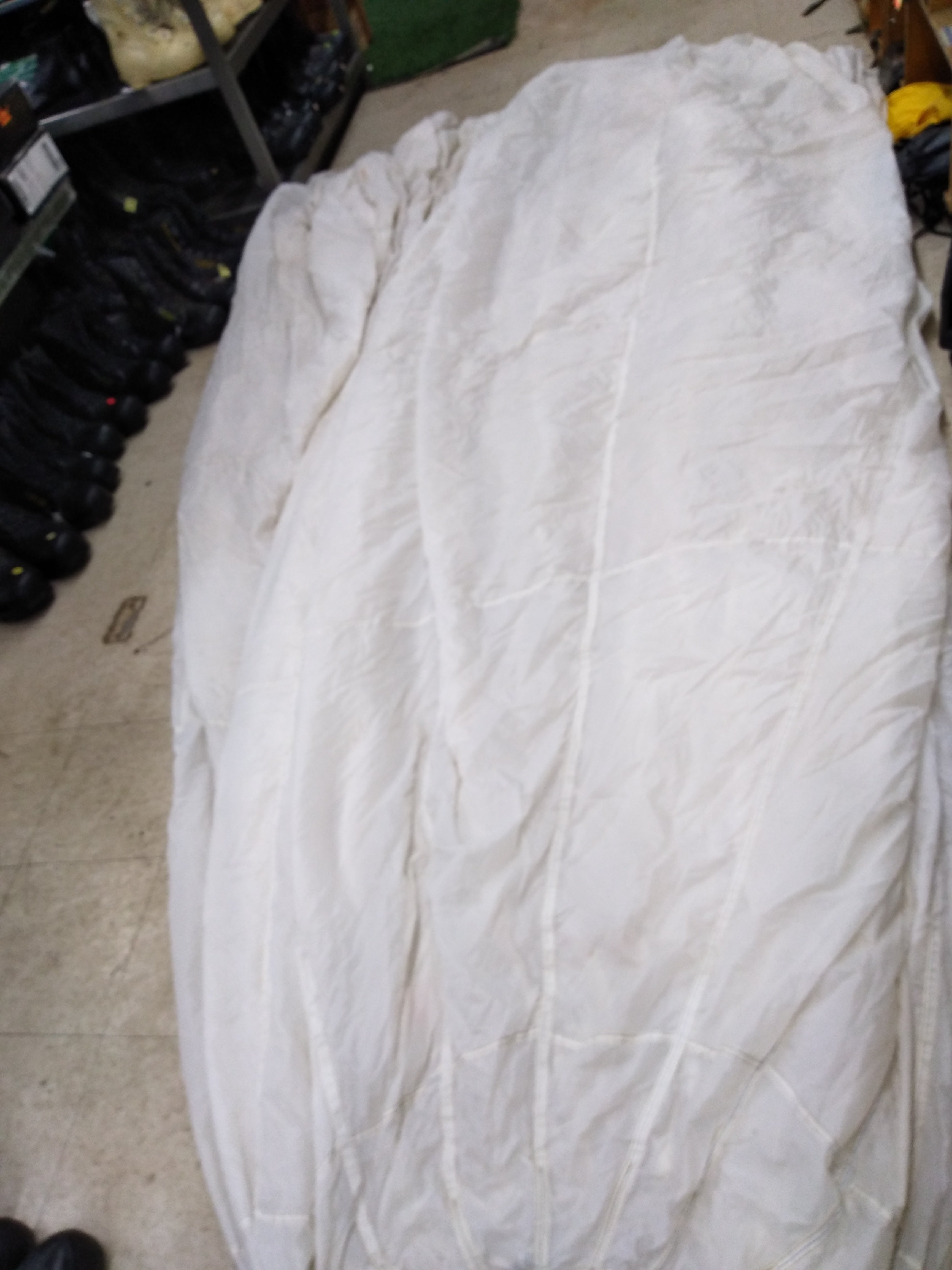 Vintage Military White Parachute Canopy *Rare*