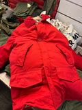 Vintage Red Canadian Winter Parka
