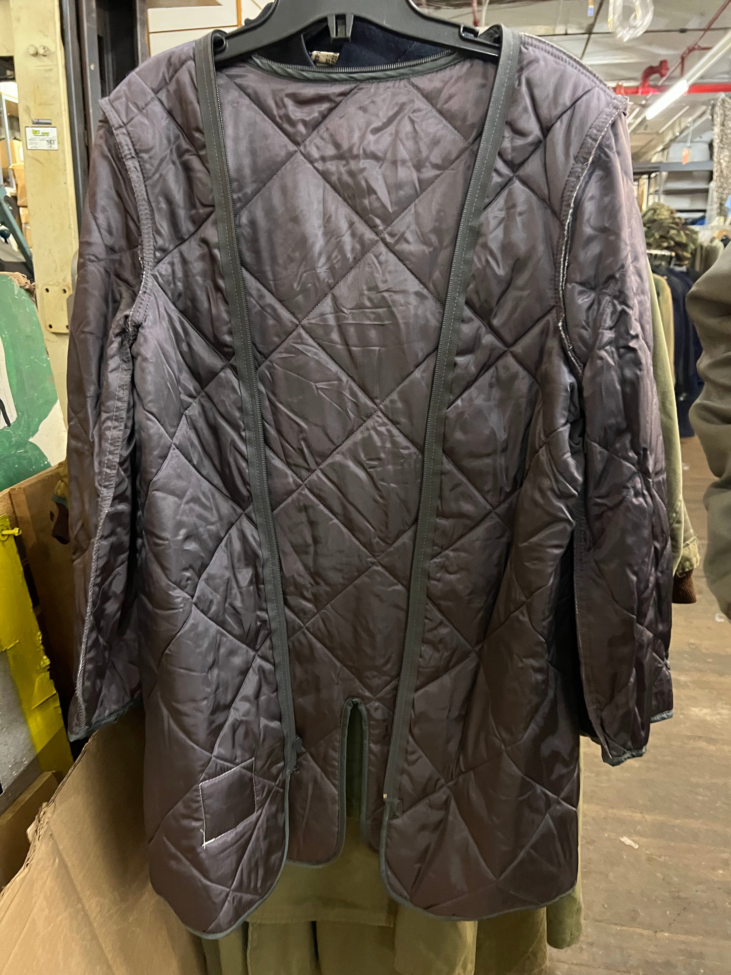 Vintage Canadian Trench Coat Liner / Long / Used Excellent