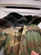 Dakota Outerwear Co. N-3B Parka ABU and Woodland Camouflage with Faux Fur Lined Hood