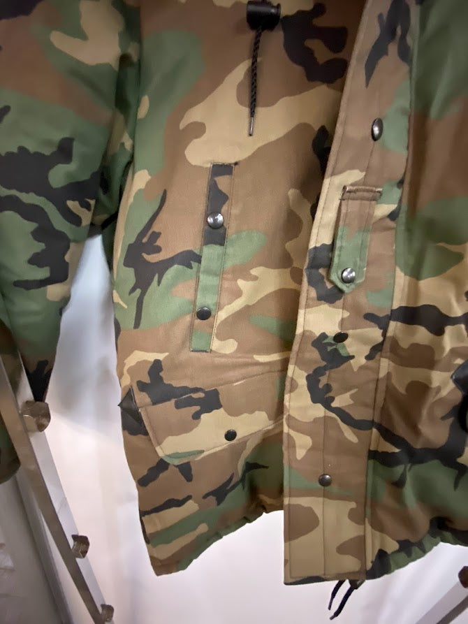Dakota Outerwear Co. N-3B Parka ABU and Woodland Camouflage with Faux Fur Lined Hood
