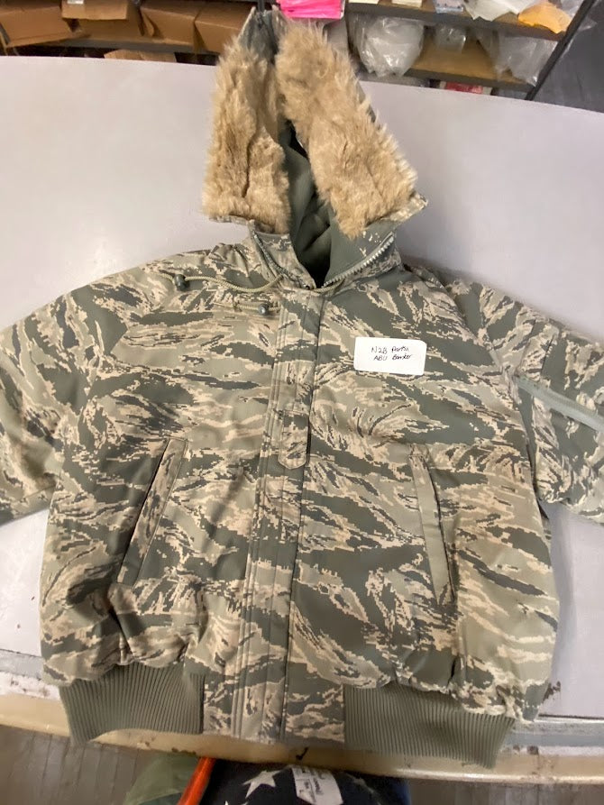 Dakota Outerwear Co. N-2B Parka ABU Camo with Faux Fur Lined Hood