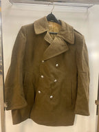 Vintage Italian Armed Forces Wool Greatcoat Overcoat