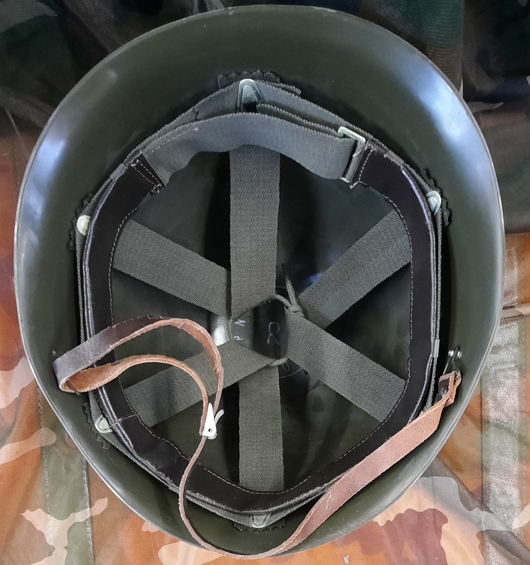 M51 Helmet Liner Green Original Cold War Era