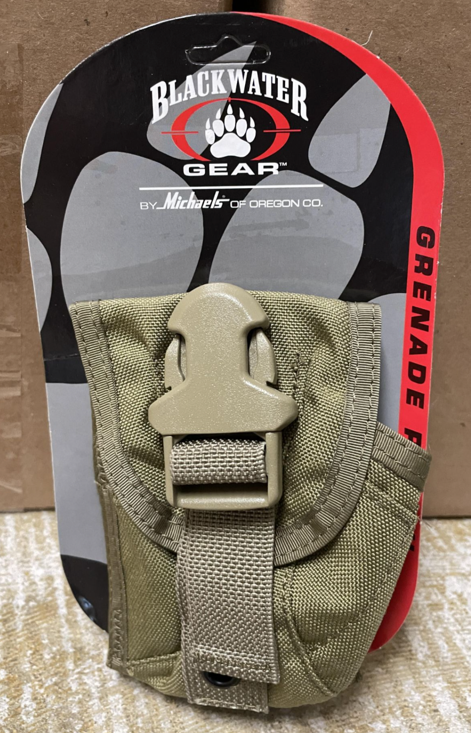 blackwater gear Khaki Single Frag MOLLE Grenade Pouch – camoLOTS.com