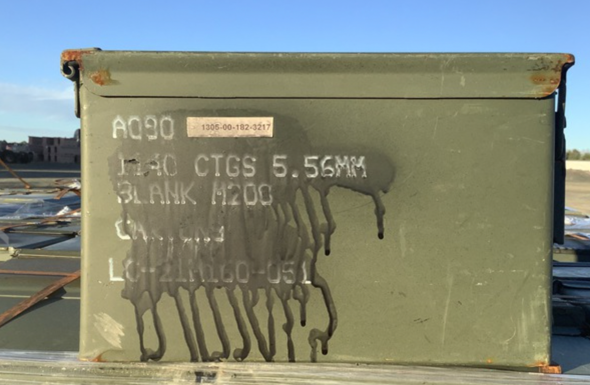 Authentic US Military 50 Cal Ammo Can *REAL DEAL*