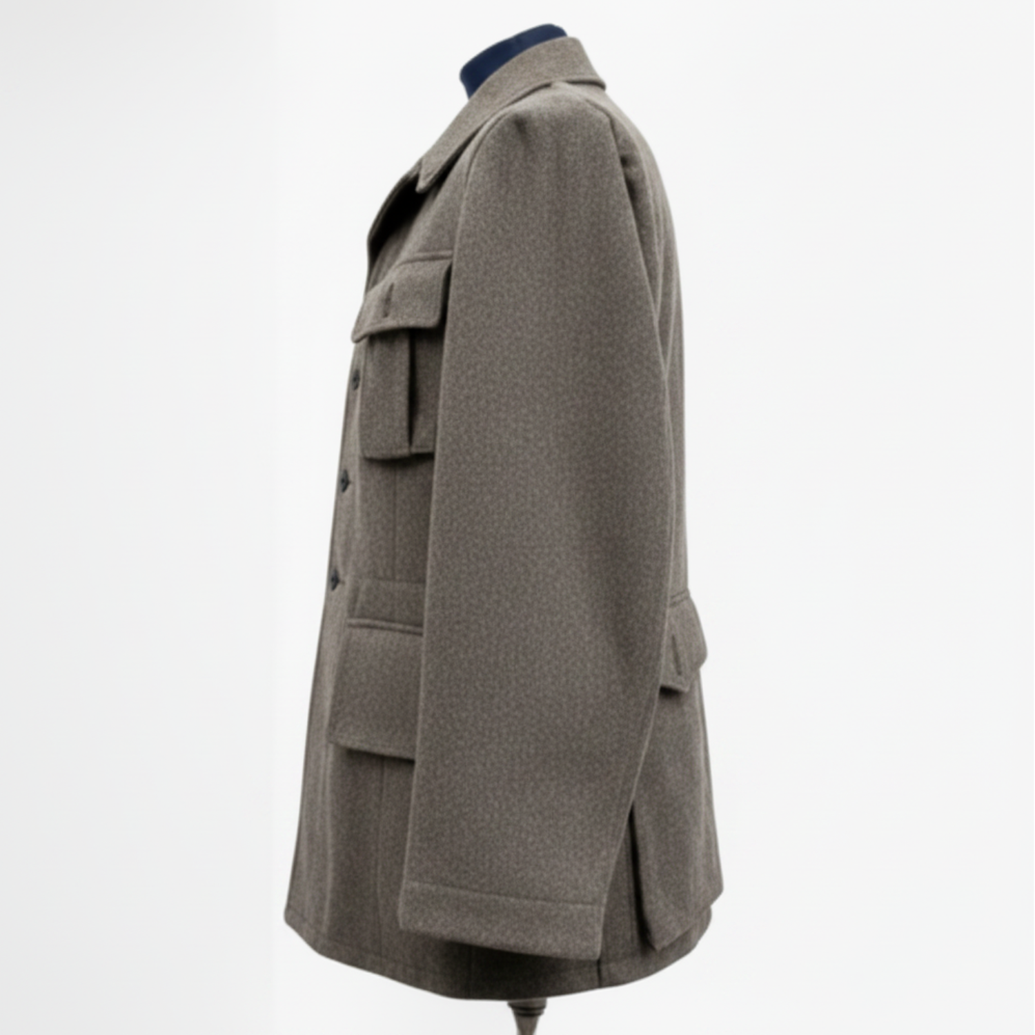 Vintage Swedish M39 Wool Combat Jacket | 6 Pocket WWII Military
