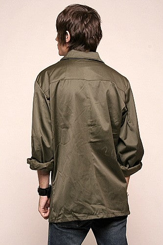 Vintage Italian Army M-90 Sateen Combat Shirt