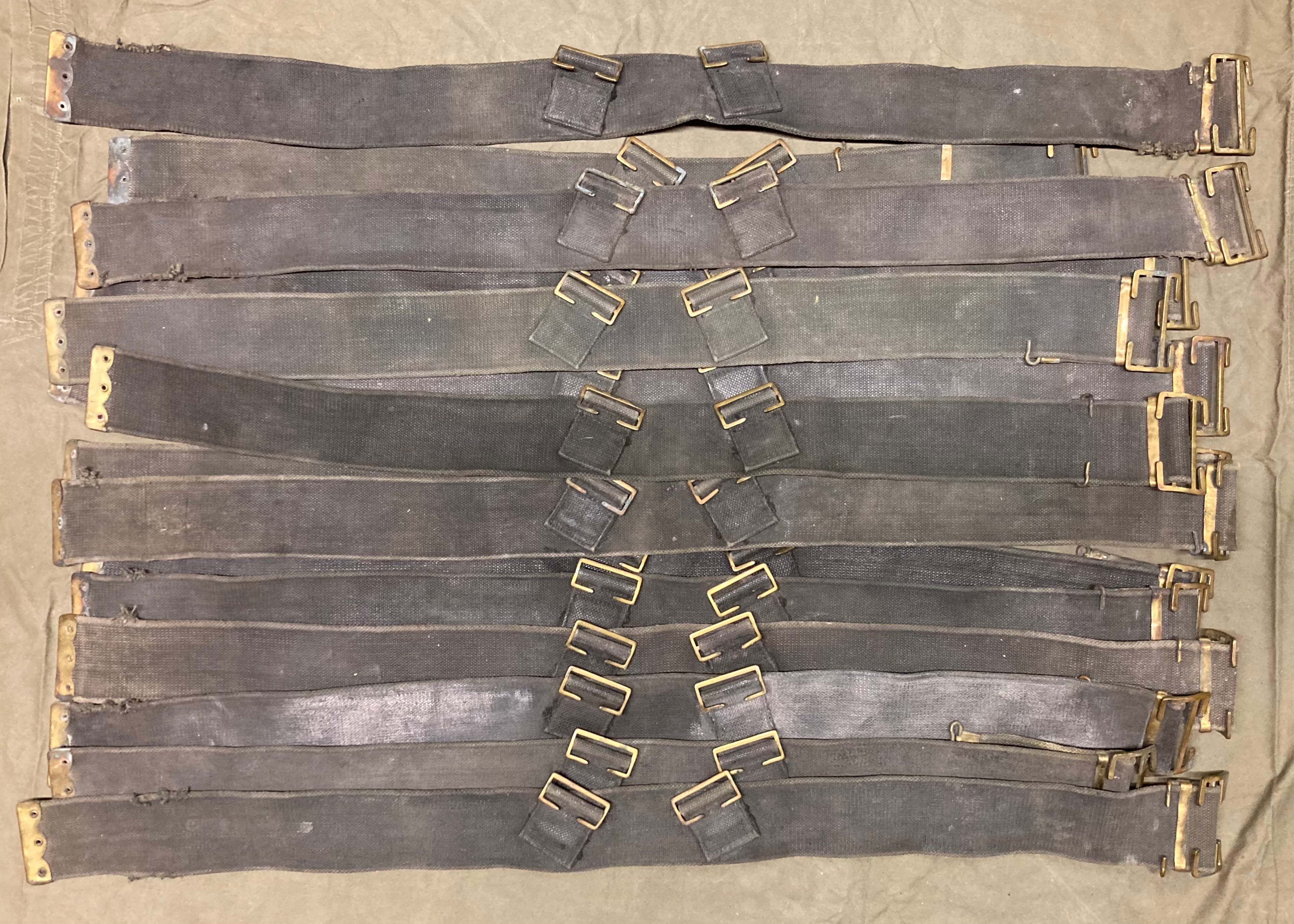 P08 Belt Black Irish National Army 1920's-1950's