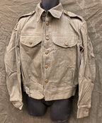 Vintage British Denim WWII Style Battledress Coat *Rare*