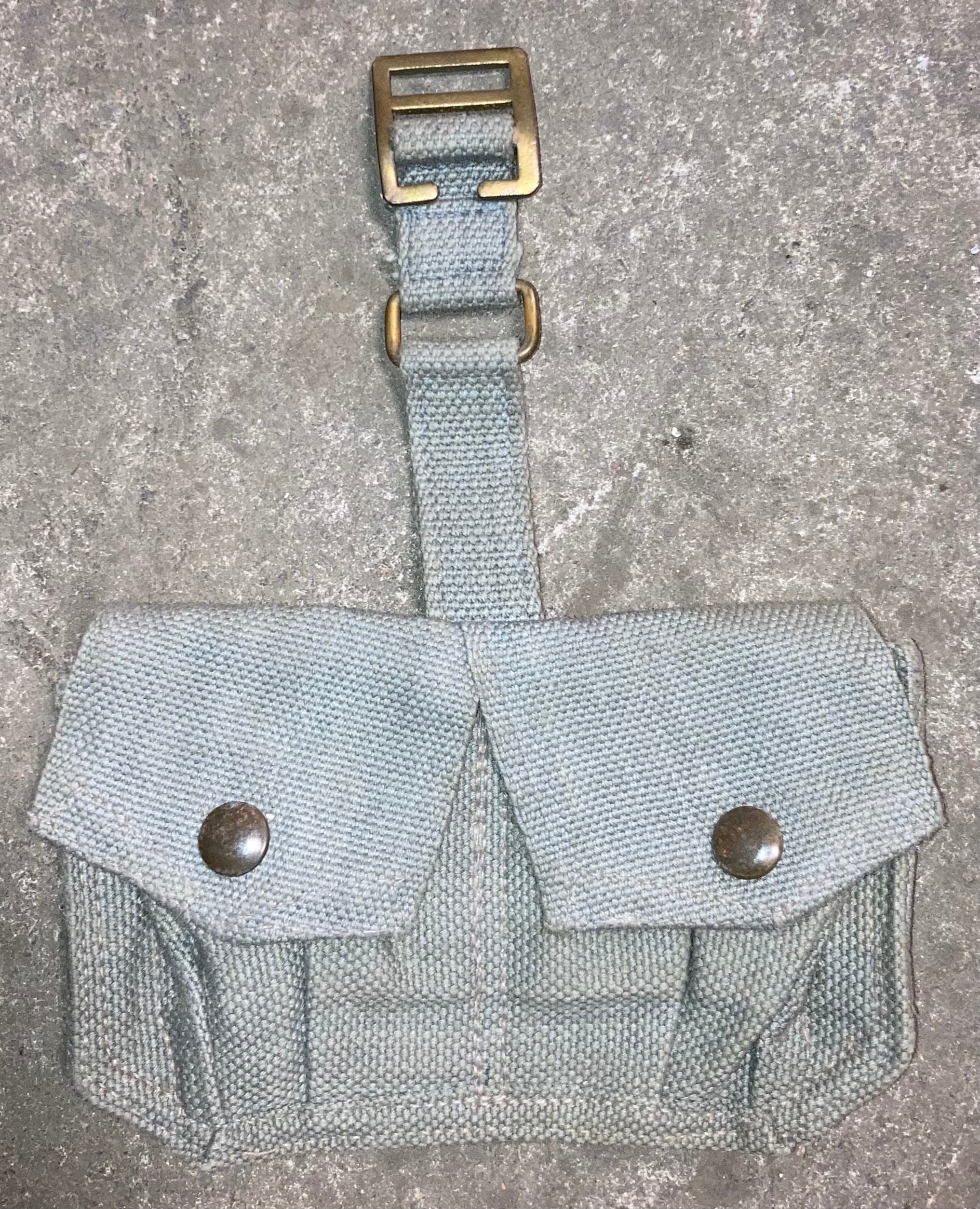 P37 2-Pocket Cartridge Carrier Blue-Gray Belgium Post-WWII