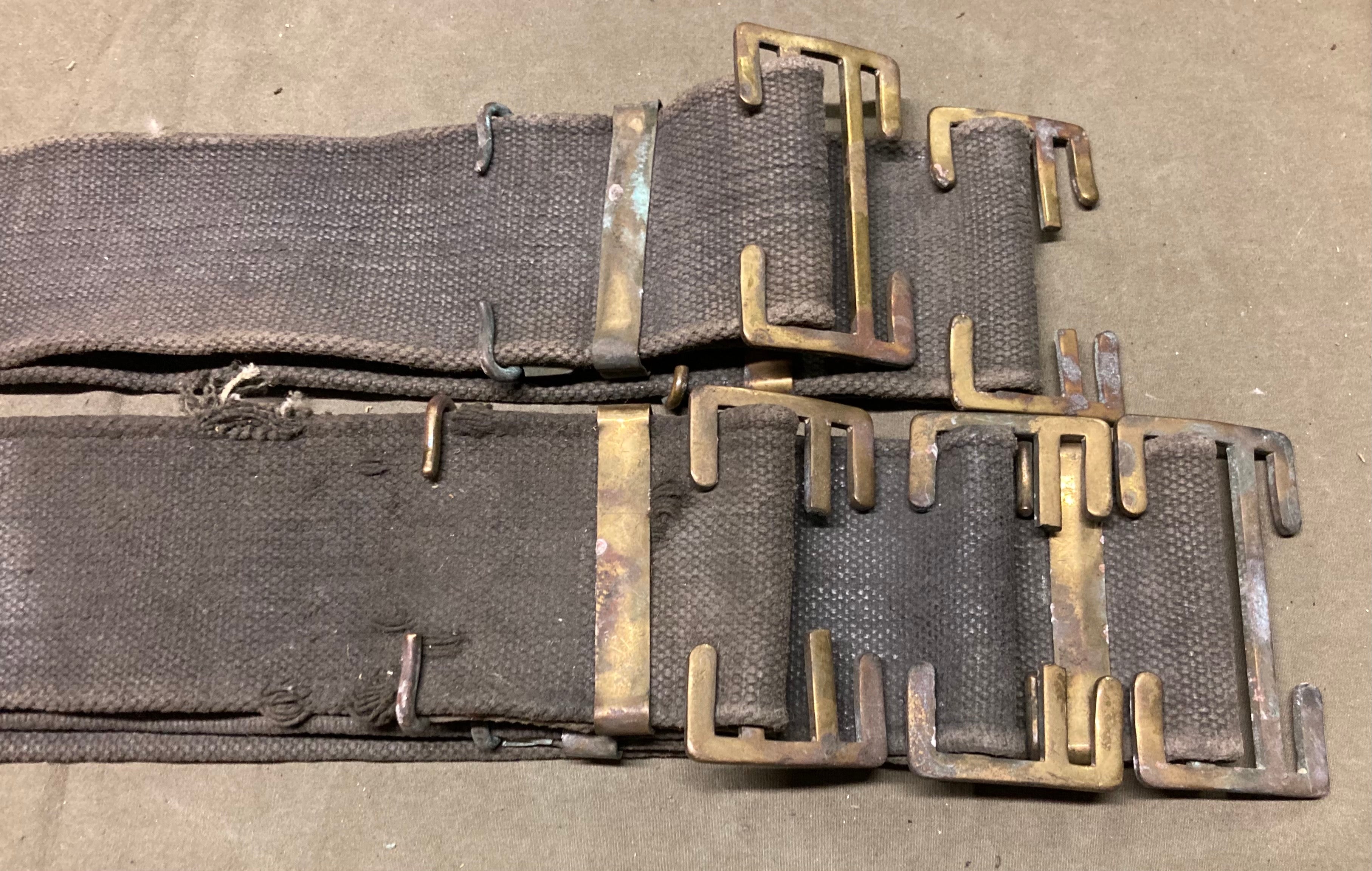P08 Belt Black Irish National Army 1920's-1950's