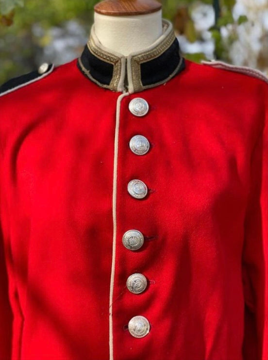 Vintage Canadian Military Officer Dress Jacket / Red Unisex