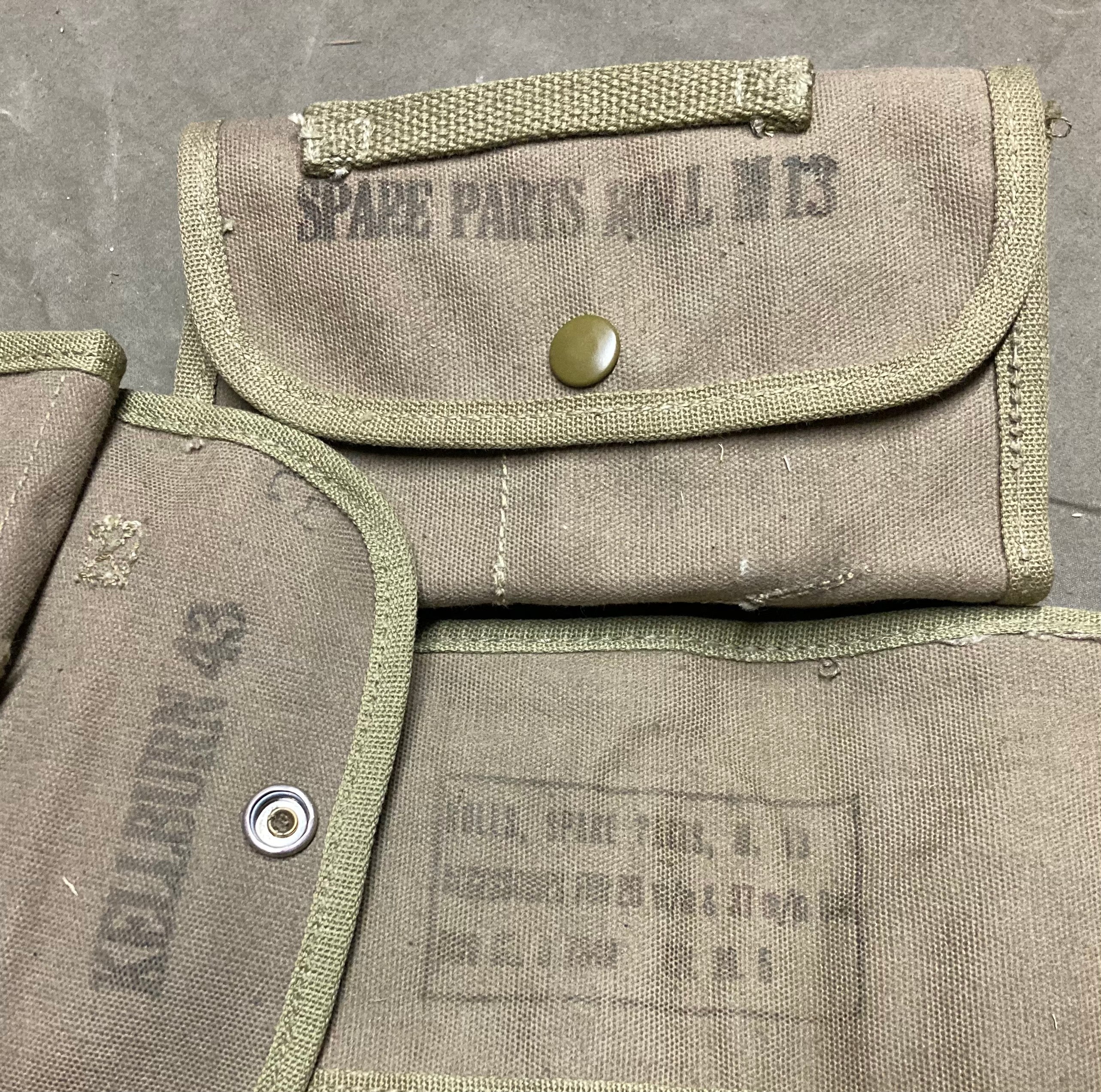 Vintage WWII US Spare M13 Parts Pouch