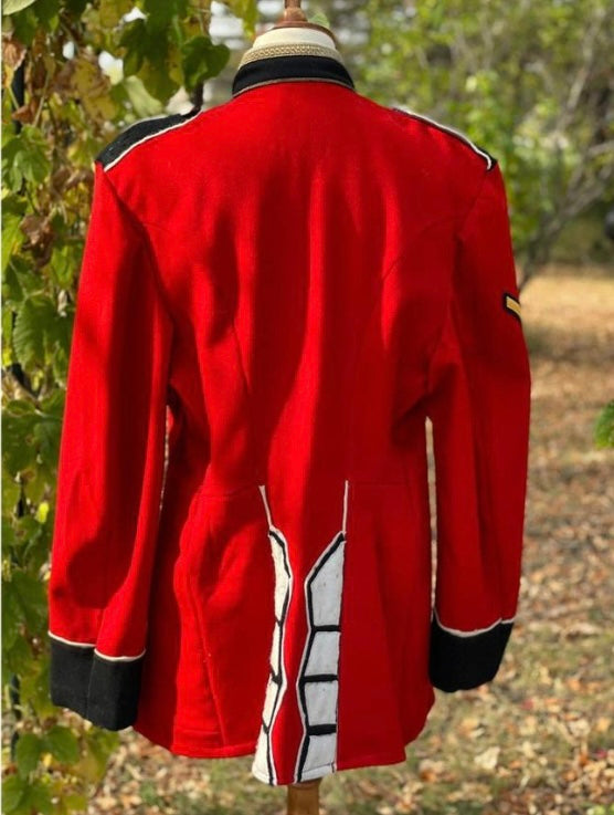 Vintage Canadian Military Officer Dress Jacket / Red Unisex